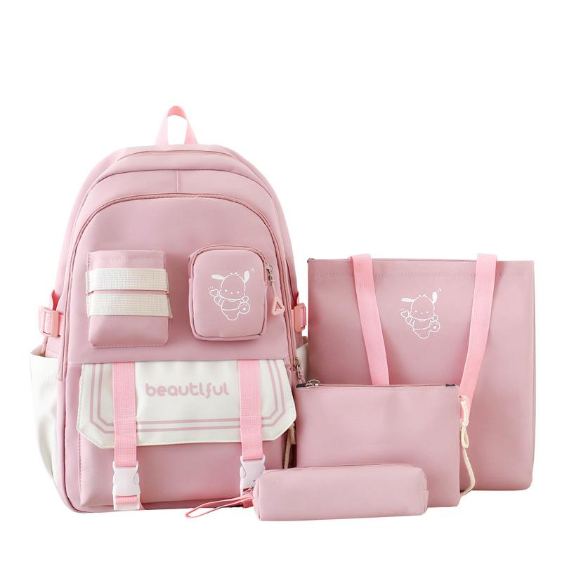 TS JYL laptop bag,Student Backpack Fresh 4 Sets Large Capacity Color Block Simple Backpack One size fits all розовый
TS JYL laptop bag,Student Backpack Fresh 4 Sets Large Capacity Color Block Simple Backpack One size fits all розовый