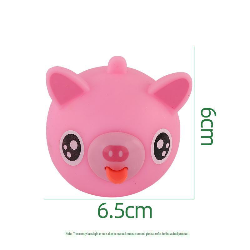 Іграшка для декомпресії з вінілового мультфільму Тварина з висунутим язиком, кричаща свиня . Little рожевий
Іграшка для декомпресії з вінілового мультфільму Тварина з висунутим язиком, кричаща свиня . Little рожевий