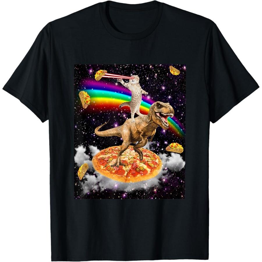 Galaxy Laser Cat on Dinosaur on Pizza with Tacos & Rainbow T-Shirt XXXXXL чёрный
Galaxy Laser Cat on Dinosaur on Pizza with Tacos & Rainbow T-Shirt XXXXXL чёрный