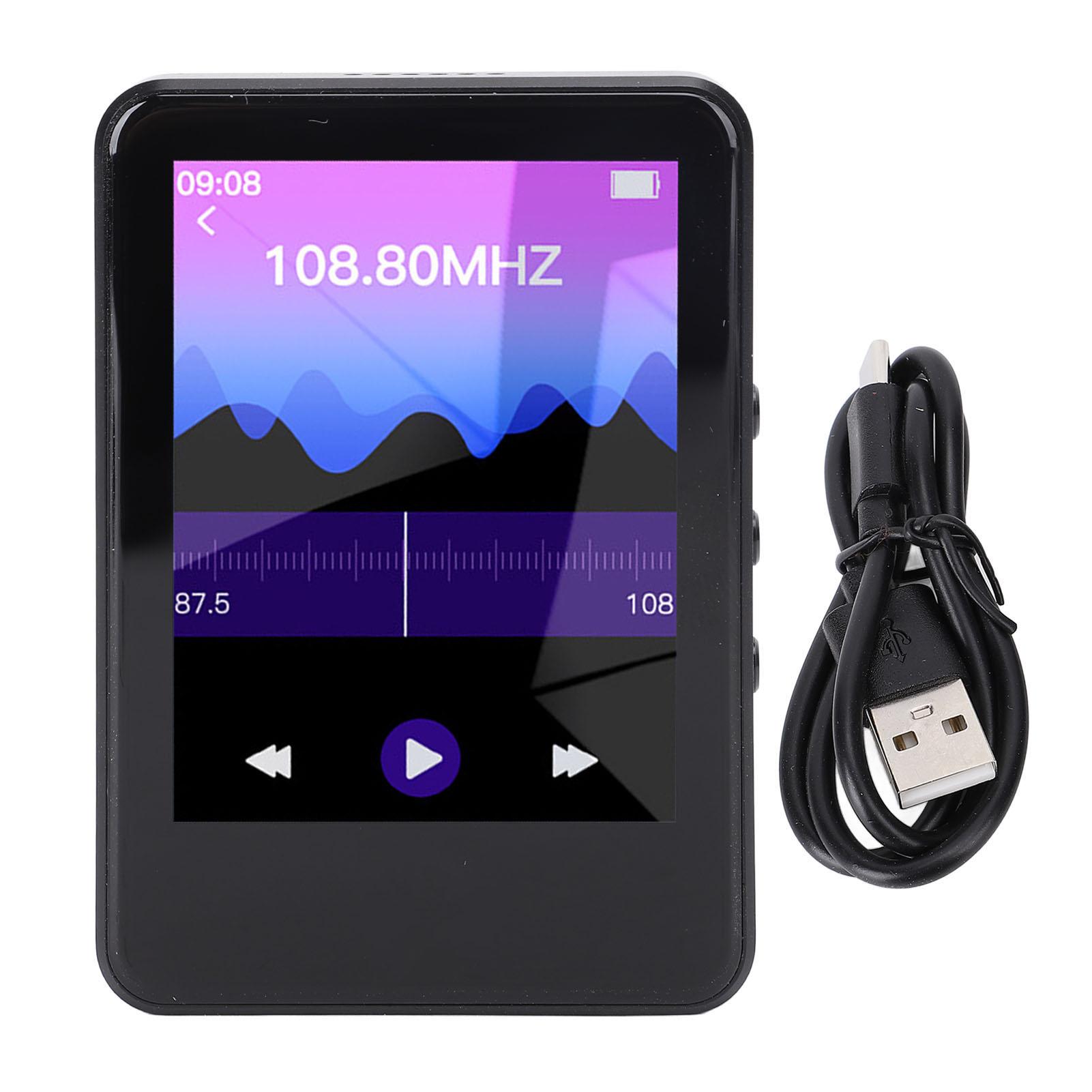 Сенсорный экран MP4-плеер Bluetooth HD 2,4-дюймовый музыкальный плеер с камерой, видео, радио
Сенсорный экран MP4-плеер Bluetooth HD 2,4-дюймовый музыкальный плеер с камерой, видео, радио
