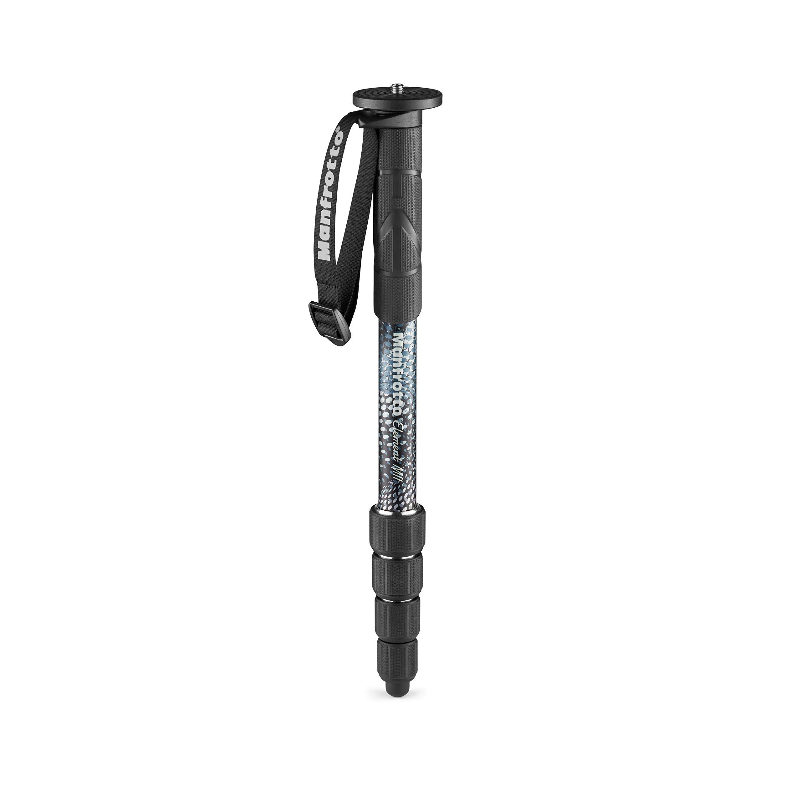 Manfrotto Element MII Black Aluminum Twist Maximum Load Professional Portable Monopod, 5-Section, Lock, 15kg, Grade, (MMELMIIA5BK) чёрный
Manfrotto Element MII Black Aluminum Twist Maximum Load Professional Portable Monopod, 5-Section, Lock, 15kg, Grade, (MMELMIIA5BK) чёрный