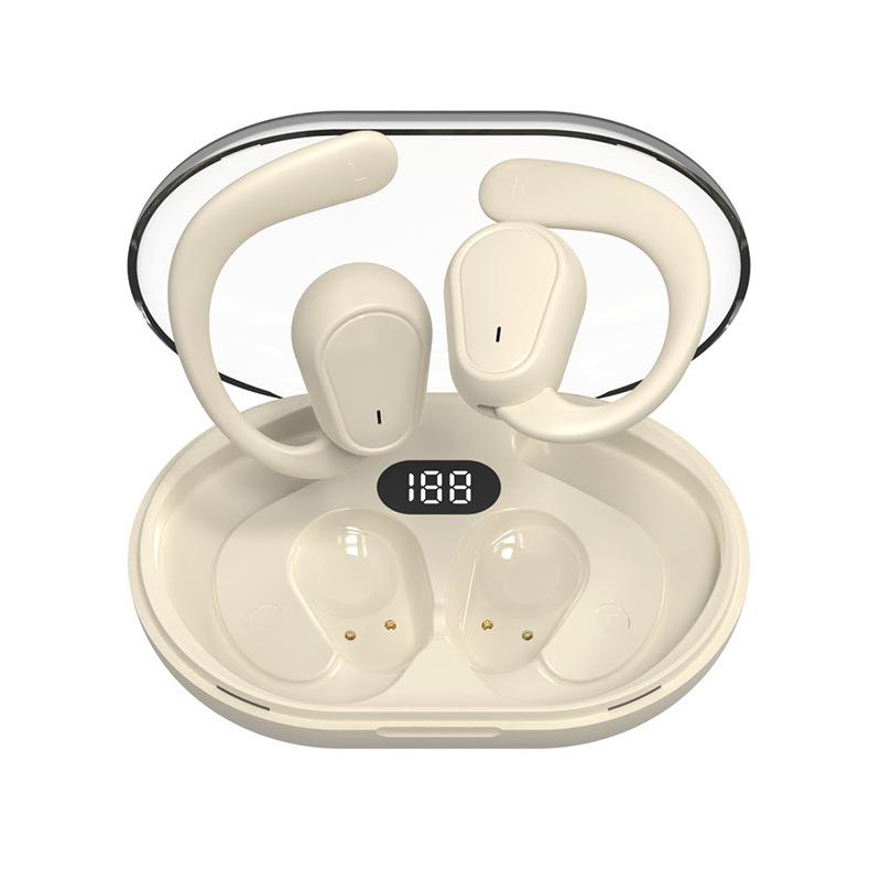Беспроводные Bluetooth-наушники OWS с подвесным ушным вкладышем, сверхдолгоиграющие спортивные Bluetooth-наушники с костной проводимостью и шумоподавлением, не помещаются в уши бежевый
Беспроводные Bluetooth-наушники OWS с подвесным ушным вкладышем, сверхдолгоиграющие спортивные Bluetooth-наушники с костной проводимостью и шумоподавлением, не помещаются в уши бежевый