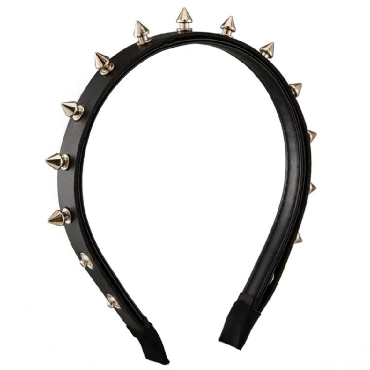 Fashion Punk PU Headband with Studded Rivets for Parties Nightclubs чорний
Fashion Punk PU Headband with Studded Rivets for Parties Nightclubs чорний