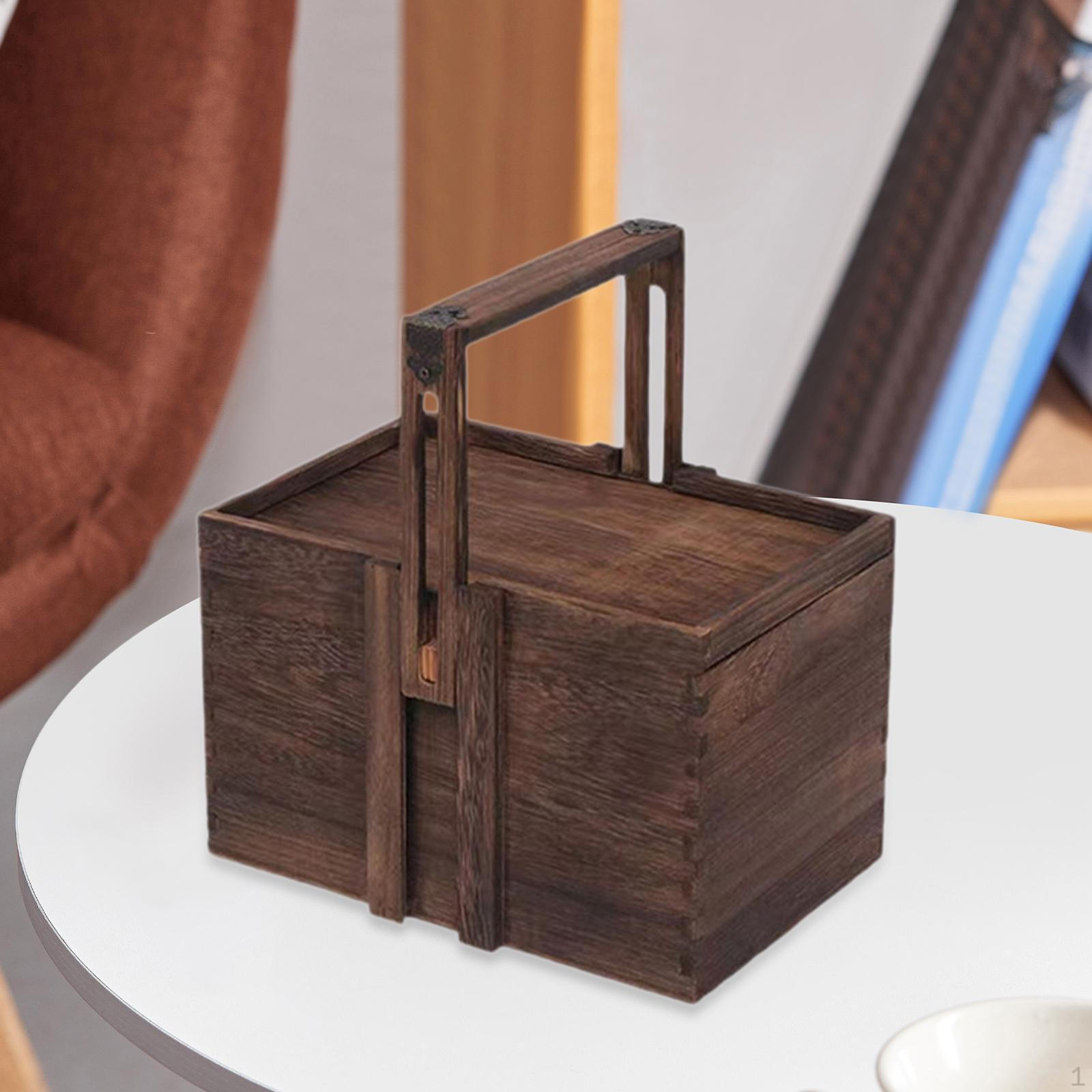 Ручной деревянный контейнер для чая и лунных пряников, идеальный для дома, гостиной или офиса Small
Ручной деревянный контейнер для чая и лунных пряников, идеальный для дома, гостиной или офиса Small