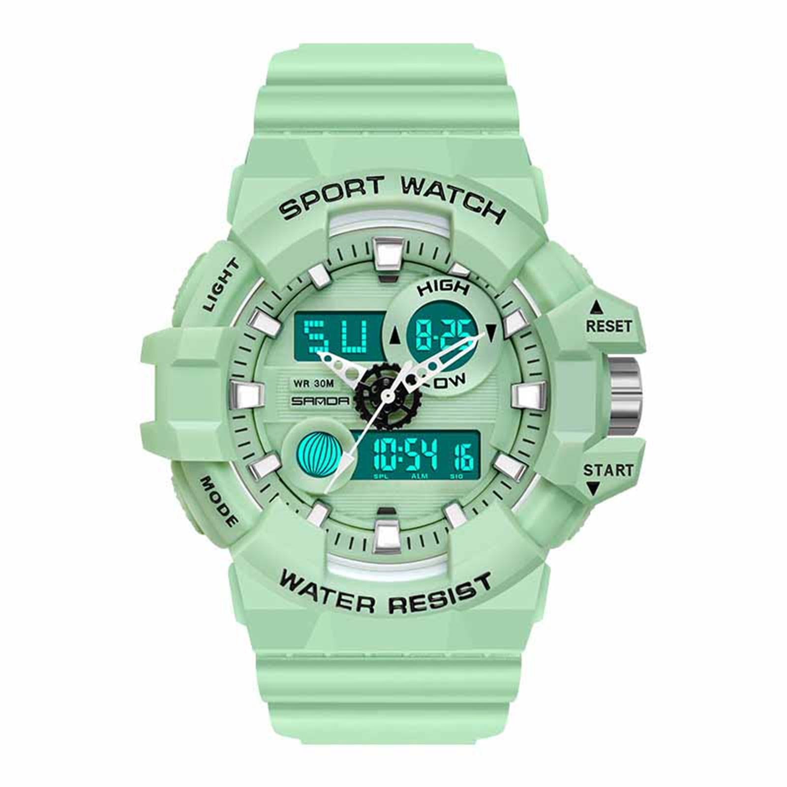 Мужские водонепроницаемые светящиеся наручные часы-будильник для бега One Size
Мужские водонепроницаемые светящиеся наручные часы-будильник для бега One Size