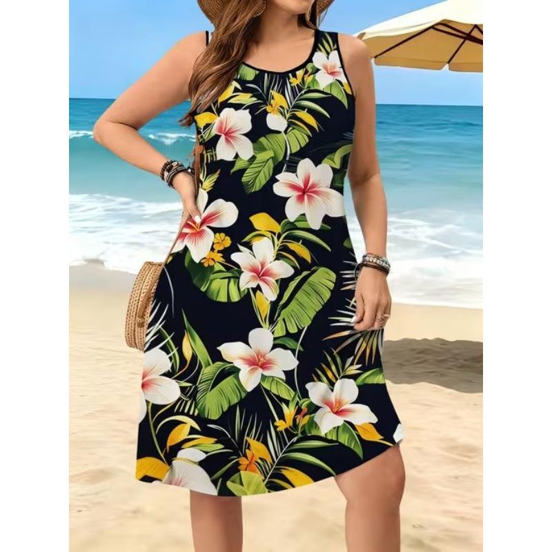 Women s Flower Pattern Printed Sleeveless Round Neck Dress Loose Soft and Comfortable Plus Size Dress 8XL дубильна кора
Women s Flower Pattern Printed Sleeveless Round Neck Dress Loose Soft and Comfortable Plus Size Dress 8XL дубильна кора
