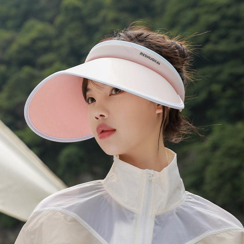 Summer sunscreen hat women s UV protection large brim outdoor cycling face cover empty top sunshade sun hat Adjustable
Summer sunscreen hat women s UV protection large brim outdoor cycling face cover empty top sunshade sun hat Adjustable