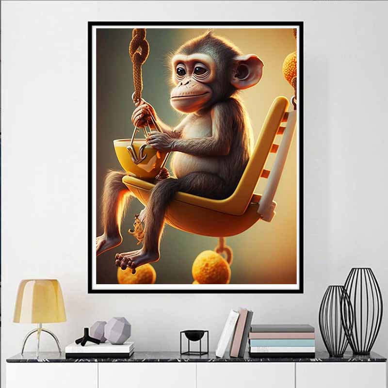 New Arrival 5D DIY Full Circle Diamond Painting Monkey Swinging Embroidery Cross Stitch Home Decor Gift GI12105
New Arrival 5D DIY Full Circle Diamond Painting Monkey Swinging Embroidery Cross Stitch Home Decor Gift GI12105