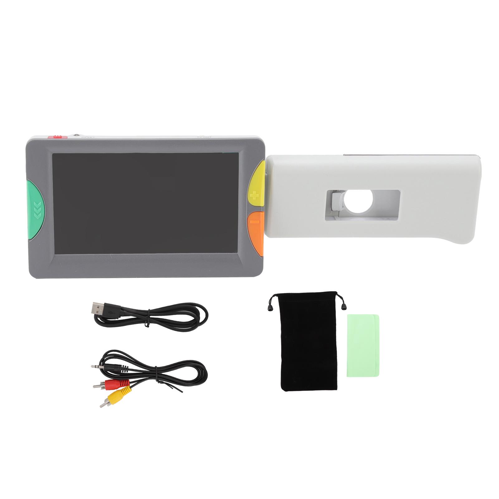 Portable Digital Magnifier 2X To 32X Zoom 26 Color Modes 4.3Inch with Foldable Handle Digital UK Plug
Portable Digital Magnifier 2X To 32X Zoom 26 Color Modes 4.3Inch with Foldable Handle Digital UK Plug