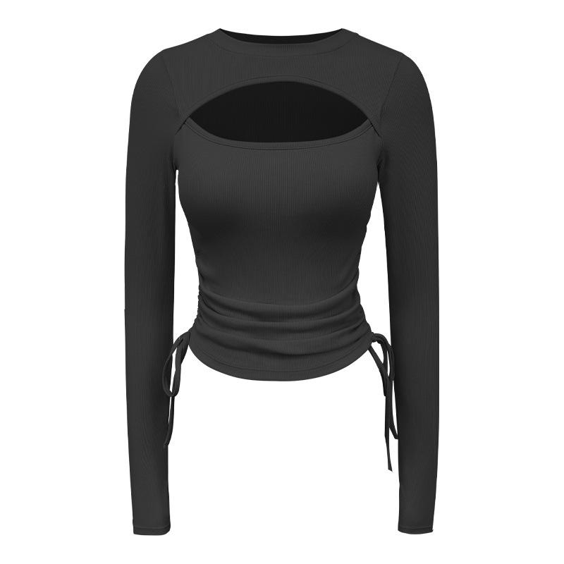 Женский летний вязаный топ для йоги с длинным рукавом и кулиской XL
Женский летний вязаный топ для йоги с длинным рукавом и кулиской XL