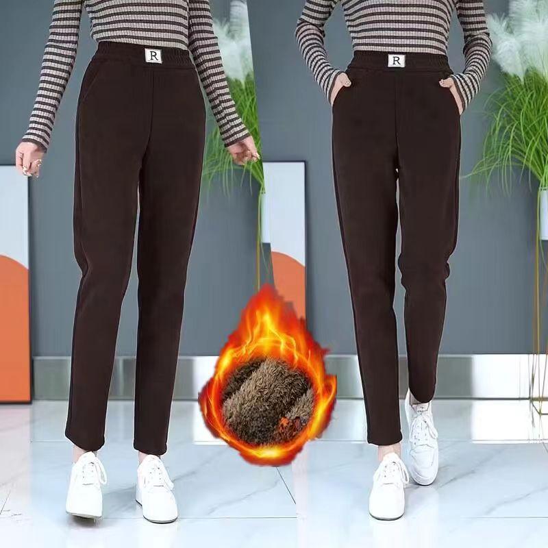 Вельветовые утолщенные брюки-морковки с высокой талией, женские осень-зима 2023, новые повседневные брюки на шнурке, прямые брюки, женские брюки XL коричневый
Вельветовые утолщенные брюки-морковки с высокой талией, женские осень-зима 2023, новые повседневные брюки на шнурке, прямые брюки, женские брюки XL коричневый