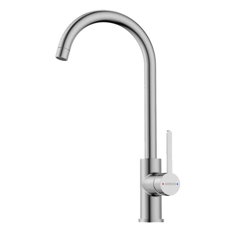 ARROW 304 Stainless Steel 360° Swivel Hot & Cold Kitchen Faucet
ARROW 304 Stainless Steel 360° Swivel Hot & Cold Kitchen Faucet