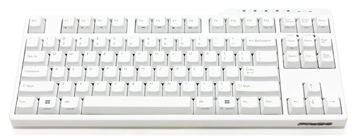 FILCO Majestouch Convertible 3 HAKUA Tenkeyless Mechanical Keyboard Blue Axis English Layout 87 Keys Tenkeyless US ASCII Bluetooth USB Compatible DIP
FILCO Majestouch Convertible 3 HAKUA Tenkeyless Mechanical Keyboard Blue Axis English Layout 87 Keys Tenkeyless US ASCII Bluetooth USB Compatible DIP