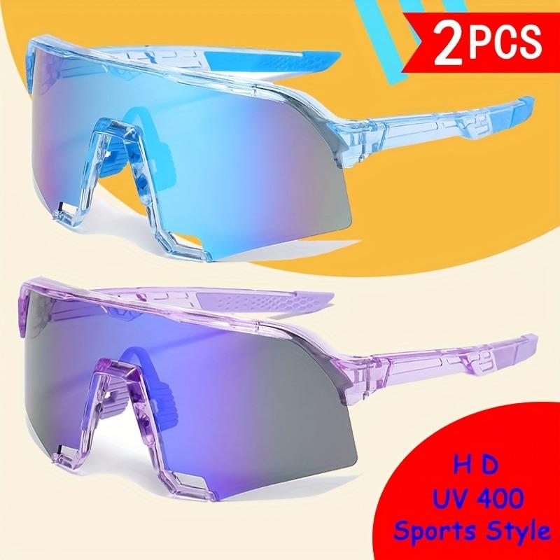 2PCS Men s and Women s Outdoor Cycling Sunscreen Sunglasses Large Frame Sports Style Integrated Sunglasses Comfortable Wearing
2PCS Men s and Women s Outdoor Cycling Sunscreen Sunglasses Large Frame Sports Style Integrated Sunglasses Comfortable Wearing
