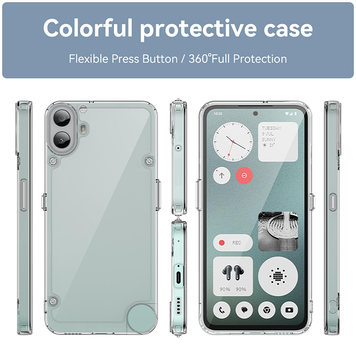 For Nothing CMF Phone 1 Clear Case WANLONFENG FM Series TPU Phone Back Cover (Big Lens Hole) Transparent
For Nothing CMF Phone 1 Clear Case WANLONFENG FM Series TPU Phone Back Cover (Big Lens Hole) Transparent