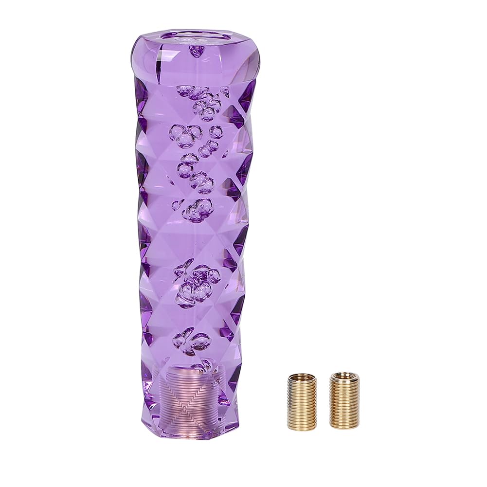 FUPUTWO Crystal Shift Knob, General Purpose, Hexagonal Gear Knob, Bubble, Sparkle, Transparent, Custom (5.9 inches (15 cm), Purple) 15cm
FUPUTWO Crystal Shift Knob, General Purpose, Hexagonal Gear Knob, Bubble, Sparkle, Transparent, Custom (5.9 inches (15 cm), Purple) 15cm