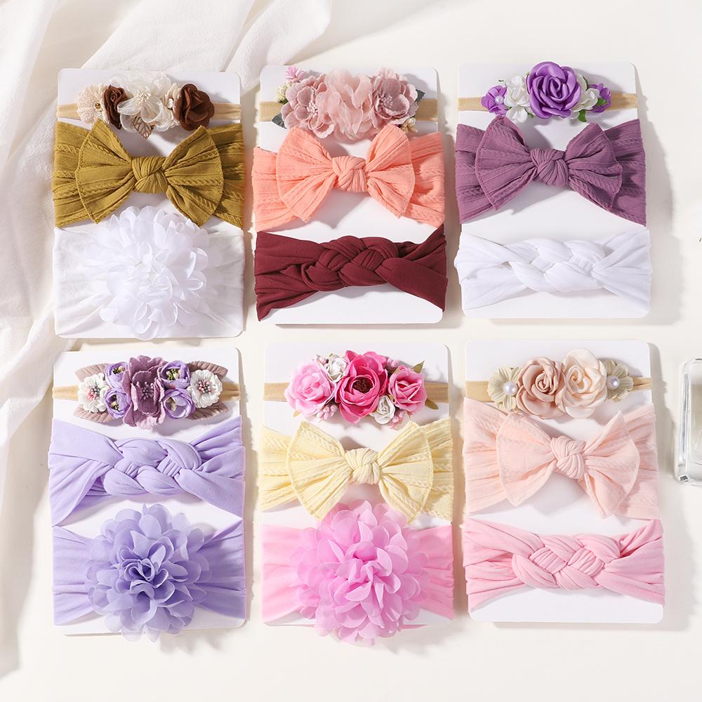 3Pcs/Set Simulated Flowers Baby Headbands For Girls Elastic Braided Turban Kids Bands Nylon Newborn Headdress Hair Accessories
3Pcs/Set Simulated Flowers Baby Headbands For Girls Elastic Braided Turban Kids Bands Nylon Newborn Headdress Hair Accessories