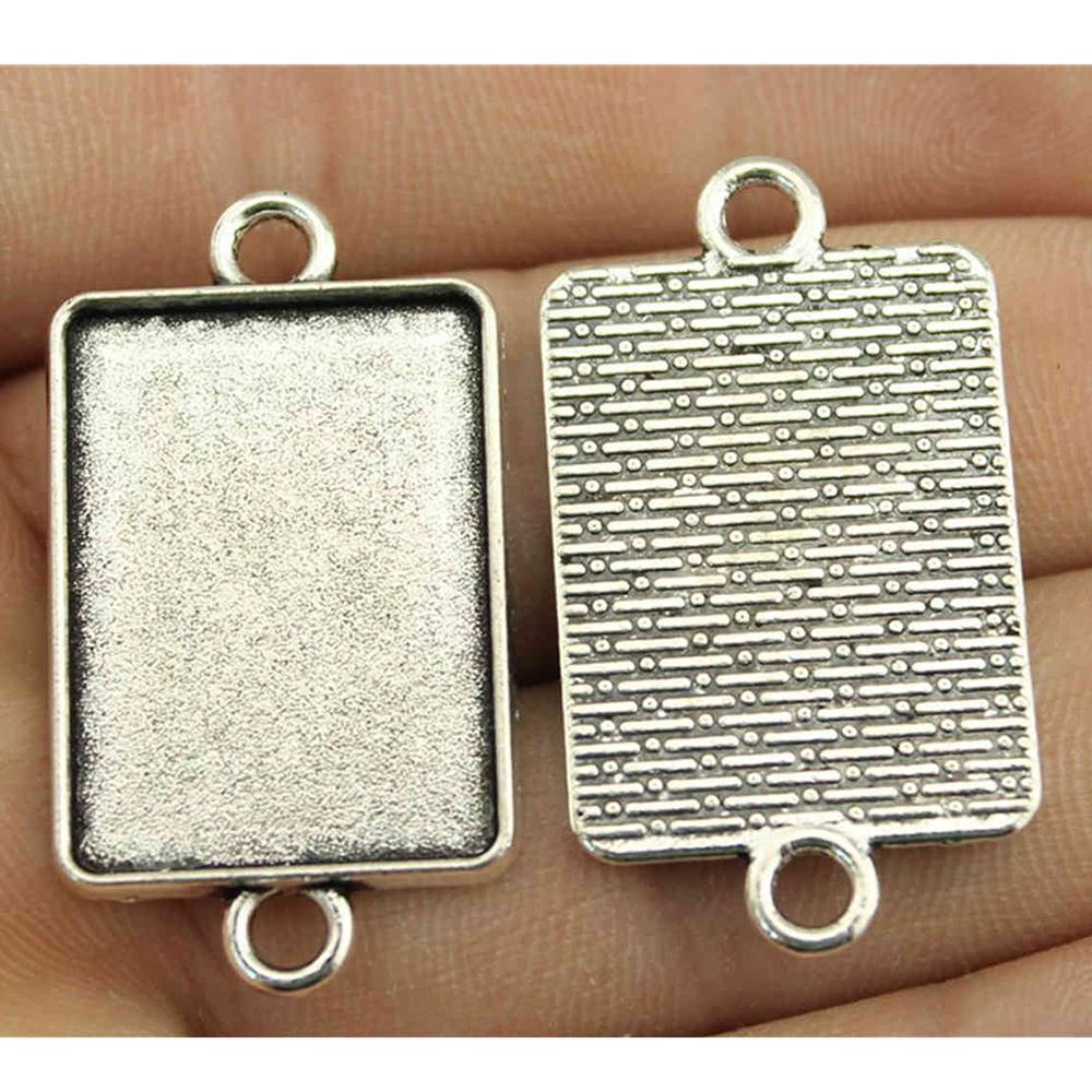 4pcs Fit 18x25mm Rectangle Glass Cabochon Base Setting Pendant Tray For Jewelry DIY Making Antique Silver Color FM4001
4pcs Fit 18x25mm Rectangle Glass Cabochon Base Setting Pendant Tray For Jewelry DIY Making Antique Silver Color FM4001