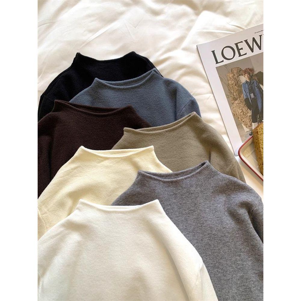 Women s Slim-Fit Half-High Neck Knitted Sweater - Solid Color, Warm Autumn/Winter Fashion Top One Size
Women s Slim-Fit Half-High Neck Knitted Sweater - Solid Color, Warm Autumn/Winter Fashion Top One Size