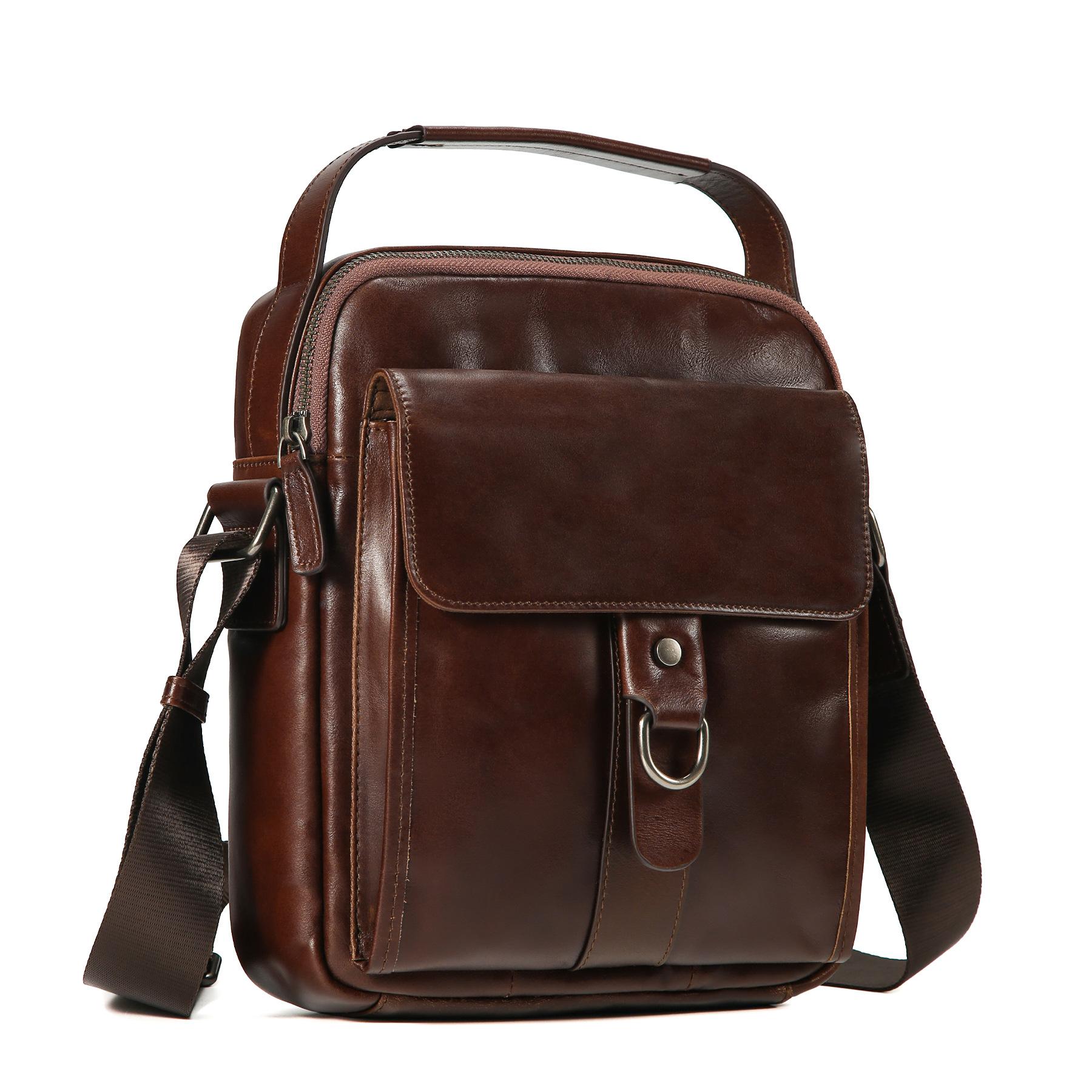 Retro Men S Crossbody Bag Classic Simple Leather Vertical Men S Bag Casual Commuter Multifunctional Bag
Retro Men S Crossbody Bag Classic Simple Leather Vertical Men S Bag Casual Commuter Multifunctional Bag