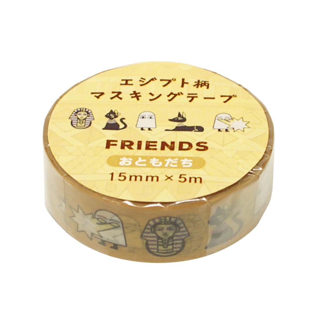 TOHKIN Egyptian Masking 1 15mm Wide x 5m Long Tape, Friends, Beige, EGY-MT3, Roll, бежевый
TOHKIN Egyptian Masking 1 15mm Wide x 5m Long Tape, Friends, Beige, EGY-MT3, Roll, бежевый