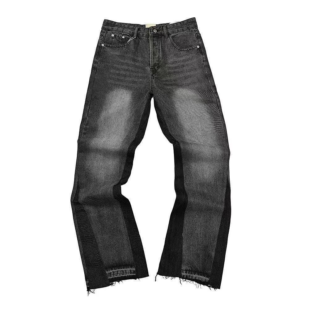 FlowStreet Fashion 3D Chain Printed Contrast Color Jeans Niche Design High Waist Casual Denim Pants S
FlowStreet Fashion 3D Chain Printed Contrast Color Jeans Niche Design High Waist Casual Denim Pants S
