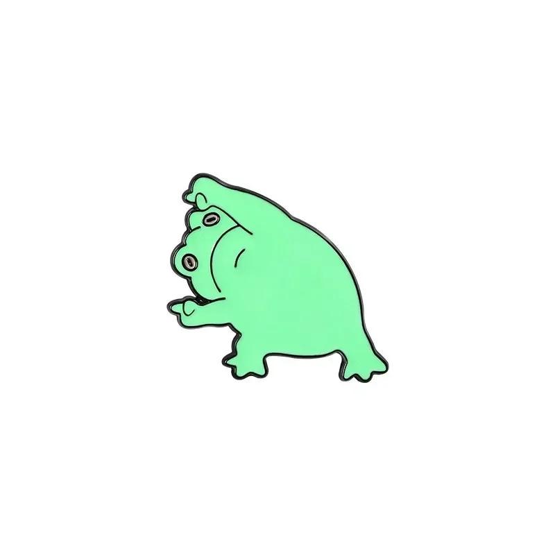 Cute Funny Vertical Middle Finger Frog Enamel Brooch for Women Creative Cartoon Animal Pins Clothing Jewelry Accessories Gift
Cute Funny Vertical Middle Finger Frog Enamel Brooch for Women Creative Cartoon Animal Pins Clothing Jewelry Accessories Gift