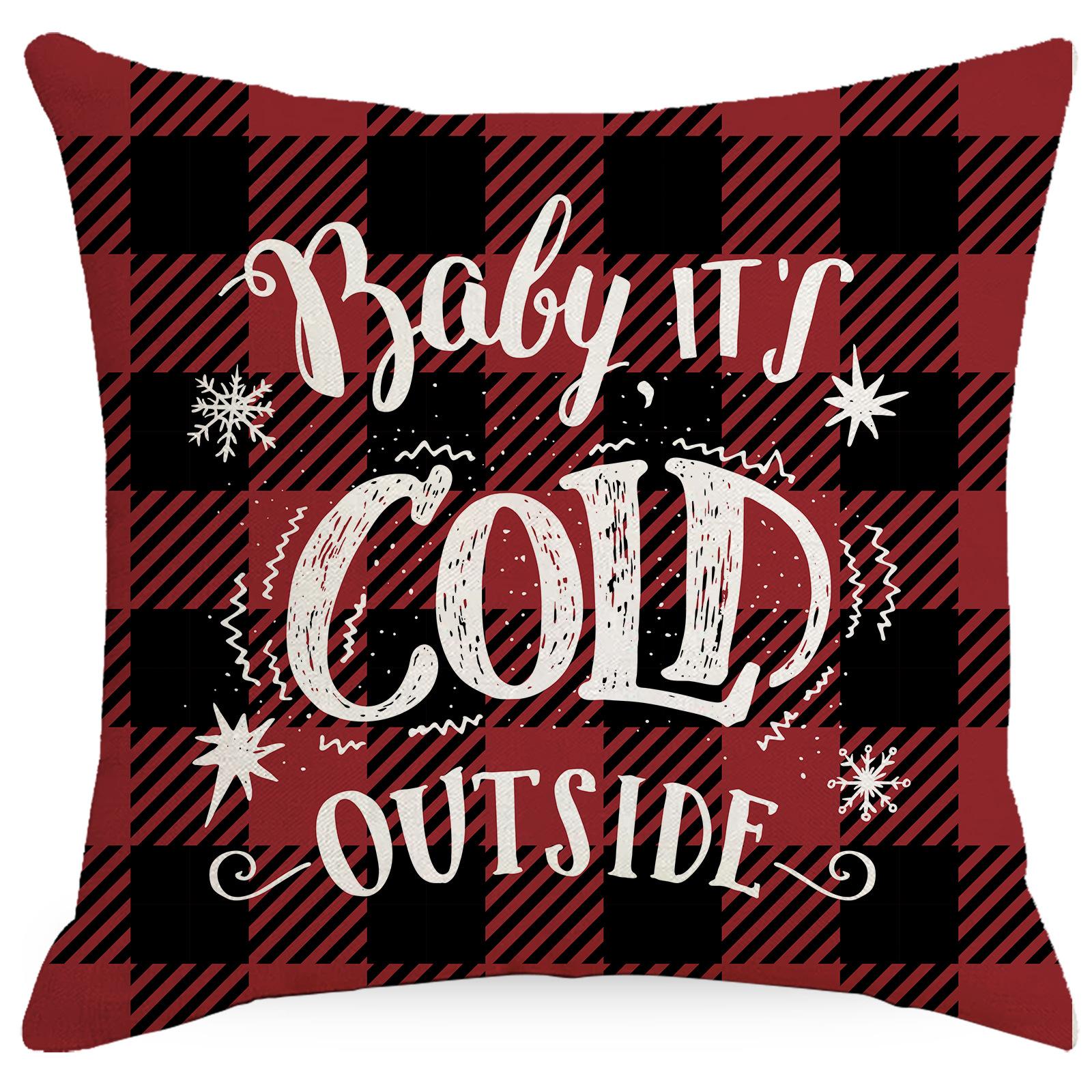 New Christmas Pillow Cover Cute Elk Red Striped Plaid Home Sofa Cushion Ornament Premium Durable Quality Useful 45 * 45Cm
New Christmas Pillow Cover Cute Elk Red Striped Plaid Home Sofa Cushion Ornament Premium Durable Quality Useful 45 * 45Cm