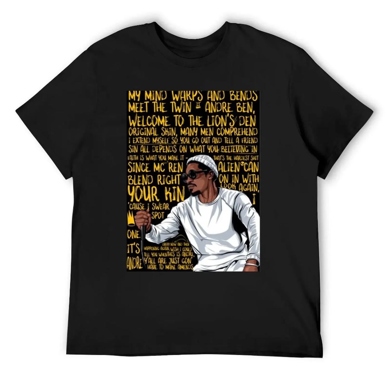 Andre 3000 The twin T-Shirt graphics anime t shirts for a boy mens t shirts top quality XXXXXL чорний
Andre 3000 The twin T-Shirt graphics anime t shirts for a boy mens t shirts top quality XXXXXL чорний