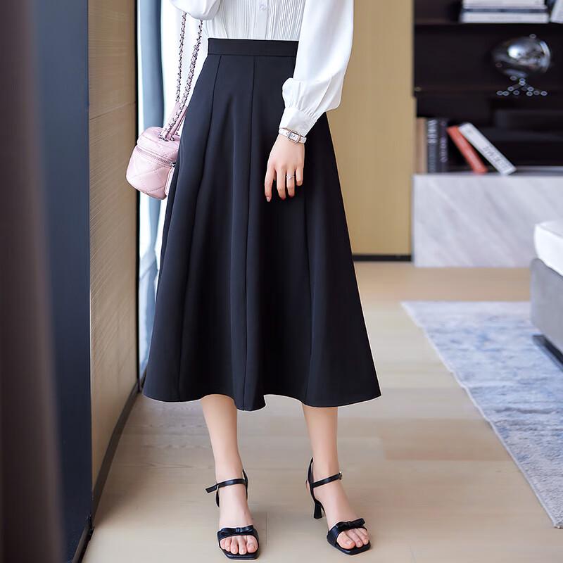 Terman Women s Black Mid-length A-line Skirt 4XL
Terman Women s Black Mid-length A-line Skirt 4XL