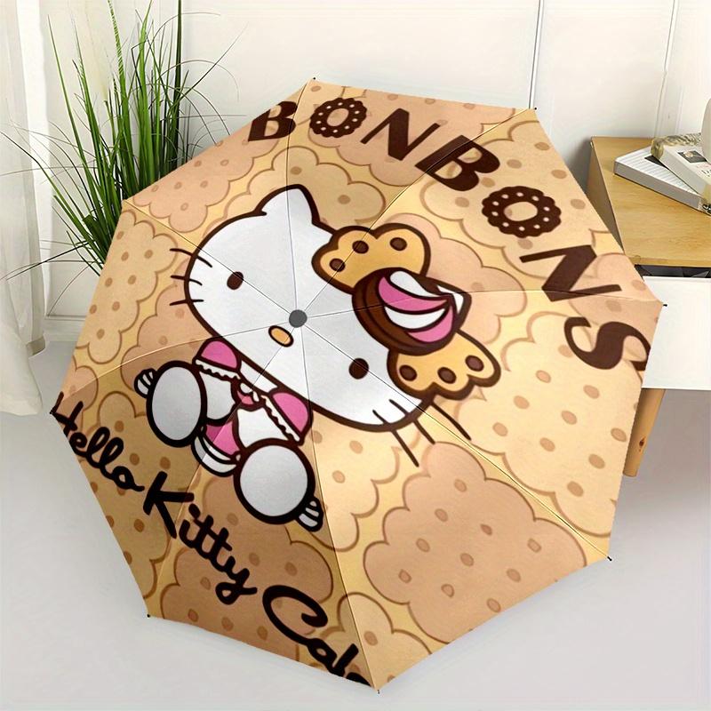 Hello Kitty,Bonbons Automatic Folding Umbrella-Simple 8-Rib Design, Bright Cartoon Pattern, Durable Iron Frame, Suitable For Travel, Outdoor
Hello Kitty,Bonbons Automatic Folding Umbrella-Simple 8-Rib Design, Bright Cartoon Pattern, Durable Iron Frame, Suitable For Travel, Outdoor