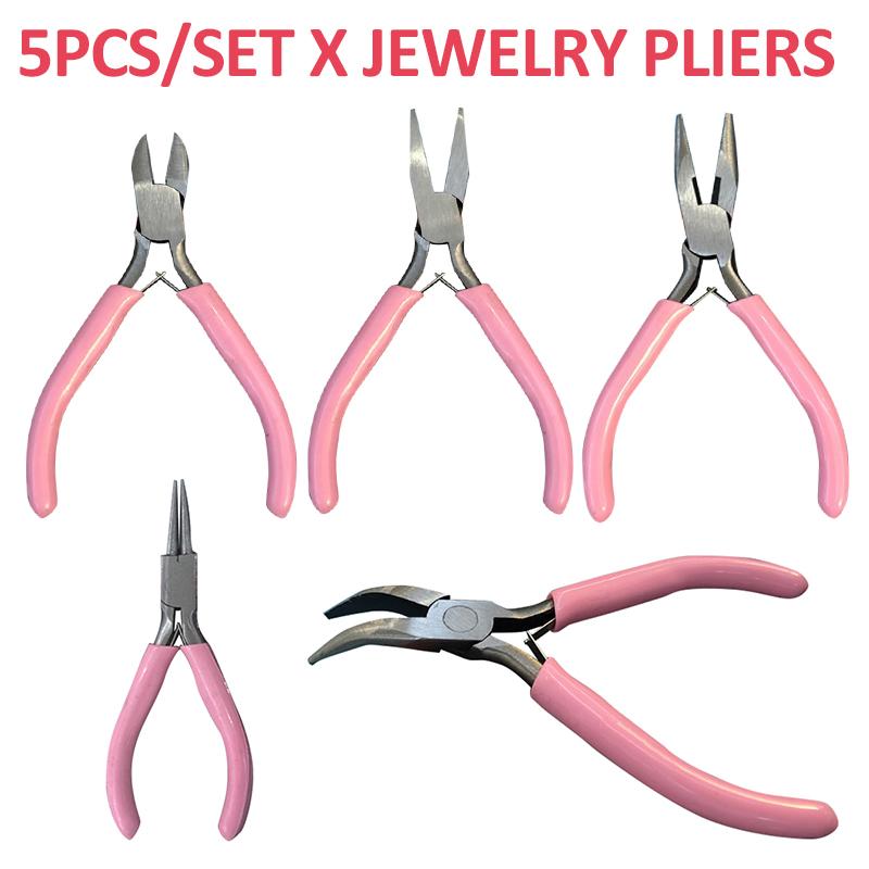 PDTO 5 шт./компл. розовые универсальные стальные плоскогубцы для ювелирных изделий, прочные ручные инструменты с бисером
PDTO 5 шт./компл. розовые универсальные стальные плоскогубцы для ювелирных изделий, прочные ручные инструменты с бисером
