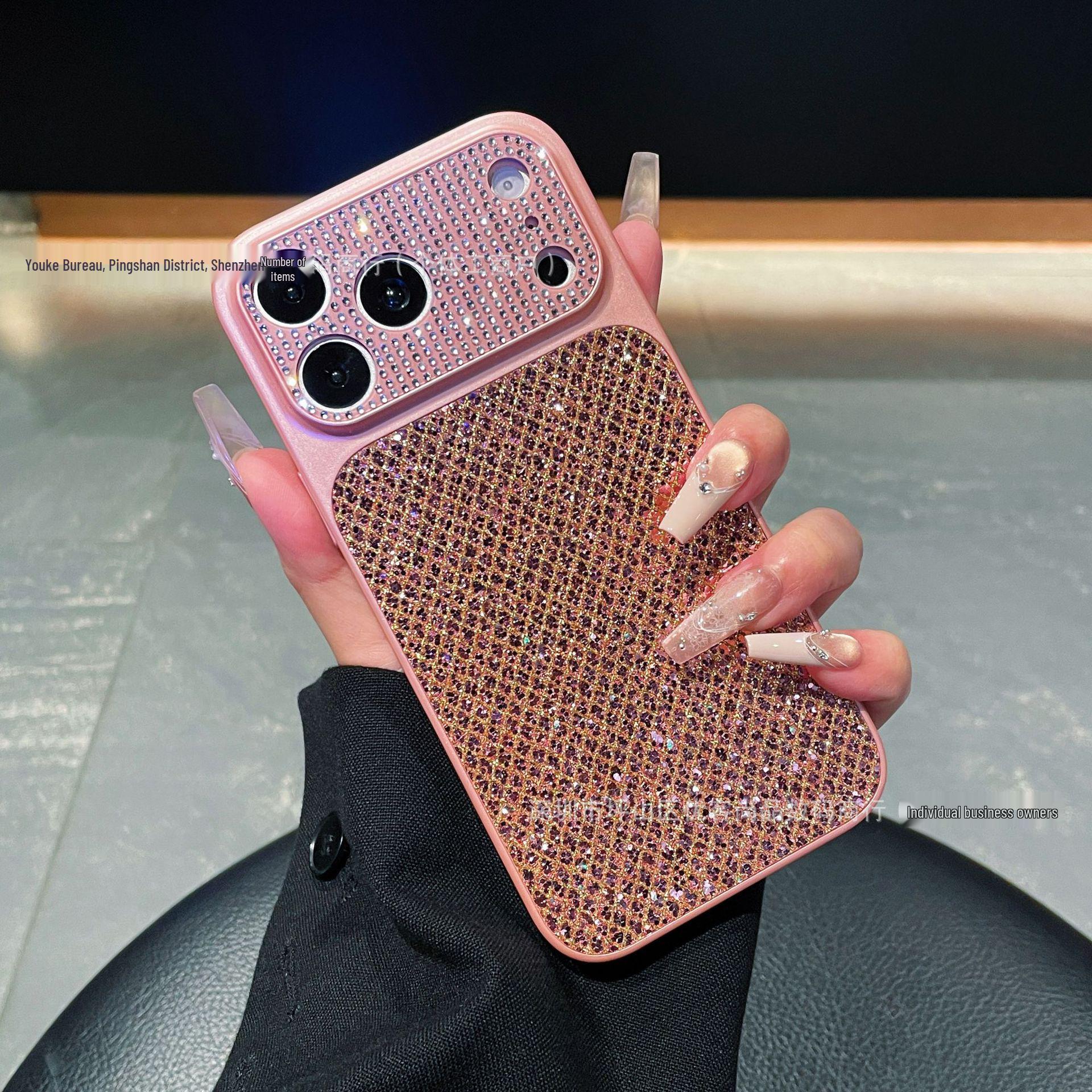 Luxury Rhinestone Foil Sequin iPhone 17 Pro Max Case, Full Coverage for 17 Pro and Apple 16P 14promax
Luxury Rhinestone Foil Sequin iPhone 17 Pro Max Case, Full Coverage for 17 Pro and Apple 16P 14promax
