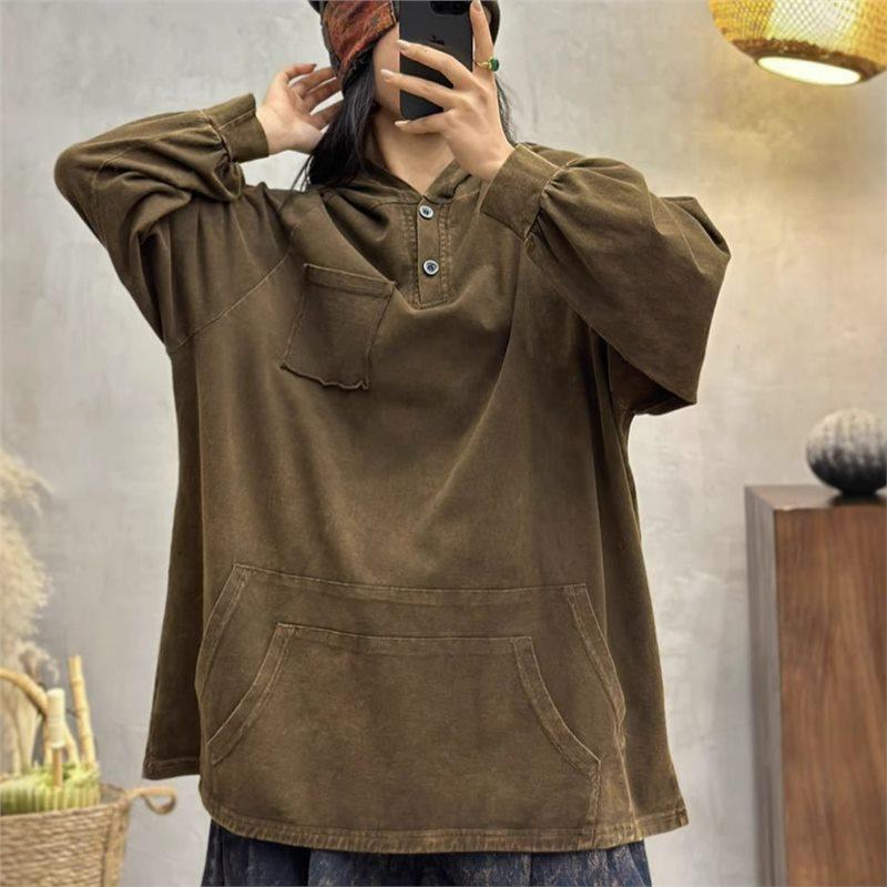 Women s Vintage Washed Applique Hoodie Top One Size світло-зелений колір
Women s Vintage Washed Applique Hoodie Top One Size світло-зелений колір