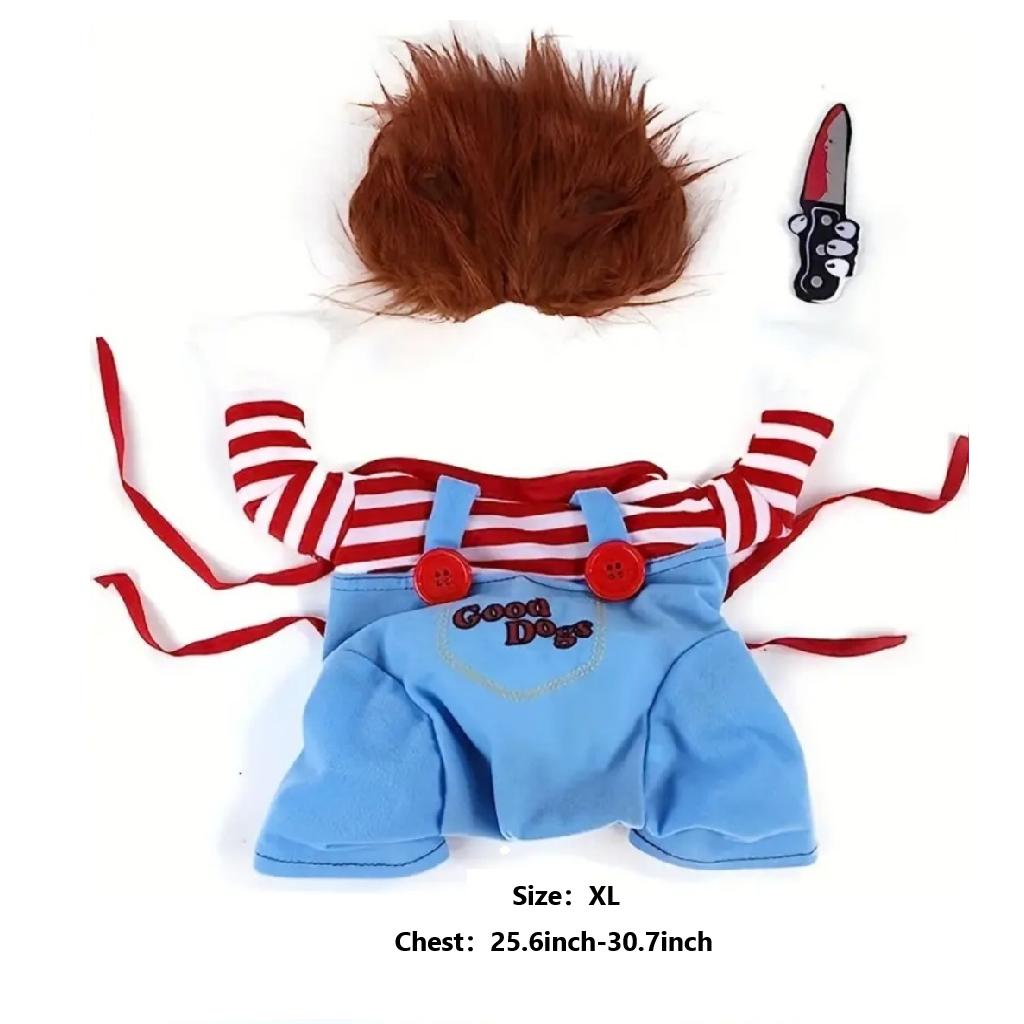 Hundeschreckliches Kostüm, Haustierkostüm, Хэллоуин, Косплей для Hunde, lustige Hundeparty-Kleidung, Hut, Weihnachtskostüm, Hundekleidung (S) XL разноцветный
Hundeschreckliches Kostüm, Haustierkostüm, Хэллоуин, Косплей для Hunde, lustige Hundeparty-Kleidung, Hut, Weihnachtskostüm, Hundekleidung (S) XL разноцветный