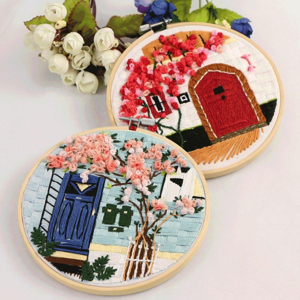 DIY Scenery Embroidery Kit Colorful Embroidery Set Sewing Supplies Cross Stitch Set Adults Style 4
DIY Scenery Embroidery Kit Colorful Embroidery Set Sewing Supplies Cross Stitch Set Adults Style 4