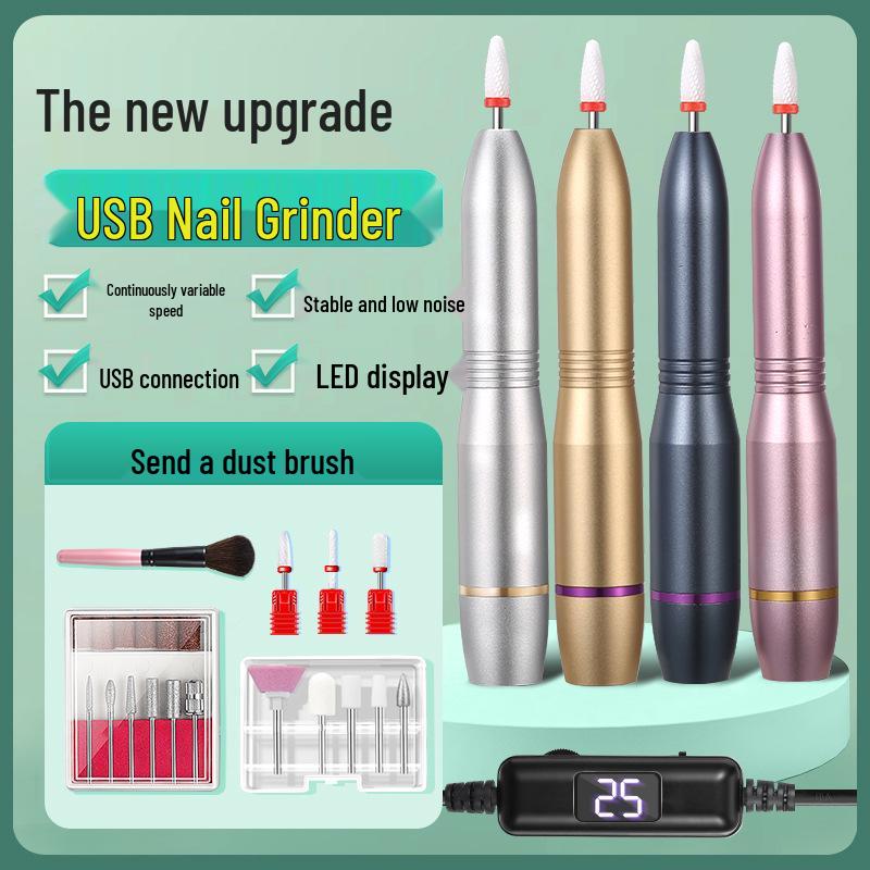 Цифровая пилка для ногтей с питанием от USB - 25 000 об/мин Инструмент для красоты
Цифровая пилка для ногтей с питанием от USB - 25 000 об/мин Инструмент для красоты