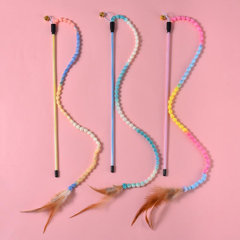 Feather Teaser Toy Long Pole with Bell Soft Feathers Interactive Plaything High Aesthetic Value Lantern Rope Toy for ...
Feather Teaser Toy Long Pole with Bell Soft Feathers Interactive Plaything High Aesthetic Value Lantern Rope Toy for ...