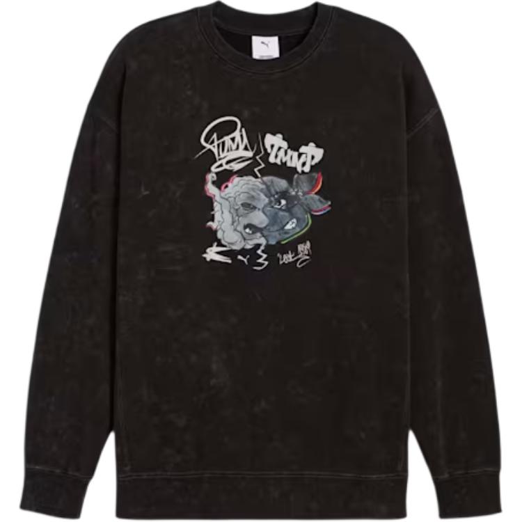Puma Letter Logo Round Neck Loose Long Sleeve Sweatshirt Men sweatshirt Black 630100-01 XS
Puma Letter Logo Round Neck Loose Long Sleeve Sweatshirt Men sweatshirt Black 630100-01 XS