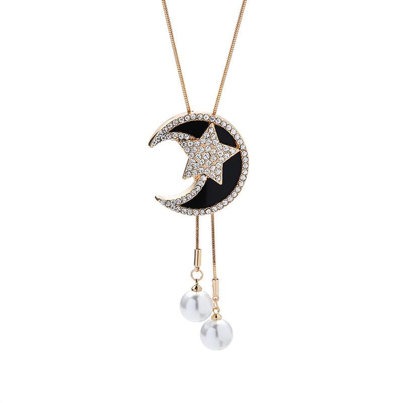 Rose Elegant Gold And Platinum Long Necklace With Cosmic Star And Charm Moon золотой
Rose Elegant Gold And Platinum Long Necklace With Cosmic Star And Charm Moon золотой