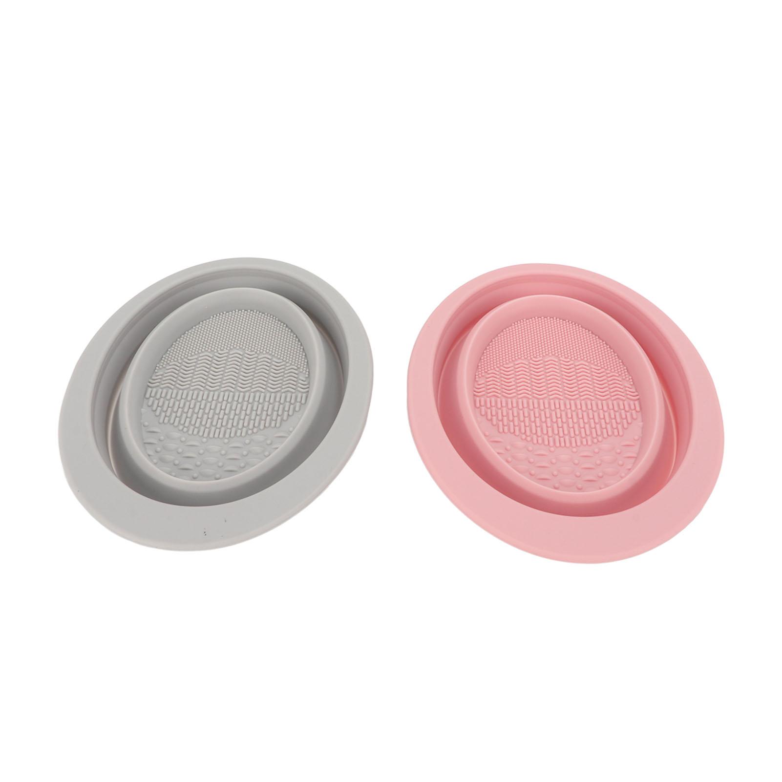 2Pcs Silicone Cosmetic Brush Cleaning Bowl Foldable Makeup Brush Cleaning Bowl for Makeup Brush Makeup Sponge
2Pcs Silicone Cosmetic Brush Cleaning Bowl Foldable Makeup Brush Cleaning Bowl for Makeup Brush Makeup Sponge