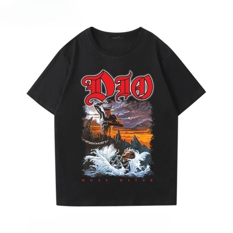 DIO Band Related Shortsleeved Tshirts for Both Men and Women Featuring Summer Metal Rock and European Style Tops M
DIO Band Related Shortsleeved Tshirts for Both Men and Women Featuring Summer Metal Rock and European Style Tops M