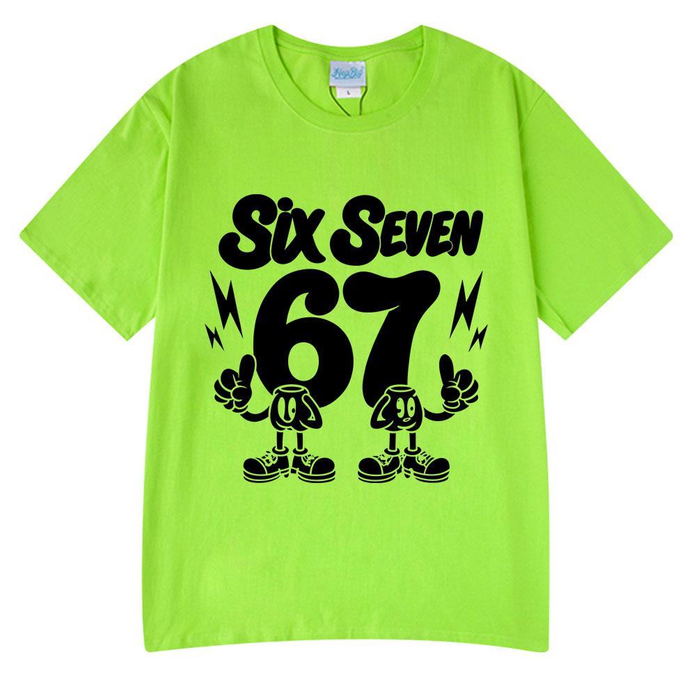 Six Seven Funny Cartoon Number 67 Meme T Shirts Unisex s Women Clothing Fashion Harajuku Summer Cotton Casual Short Sleeve T-shirts 4XL
Six Seven Funny Cartoon Number 67 Meme T Shirts Unisex s Women Clothing Fashion Harajuku Summer Cotton Casual Short Sleeve T-shirts 4XL