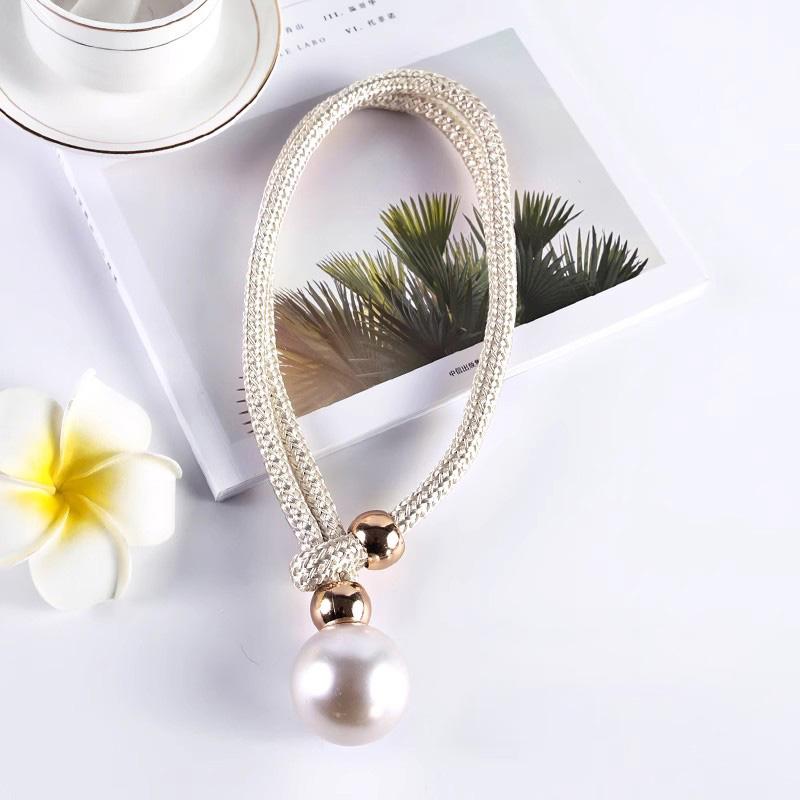 Modern minimalist curtain straps, light luxury high-end pearl one pair set, gauze curtain storage straps, decorative straps Universal code
Modern minimalist curtain straps, light luxury high-end pearl one pair set, gauze curtain storage straps, decorative straps Universal code