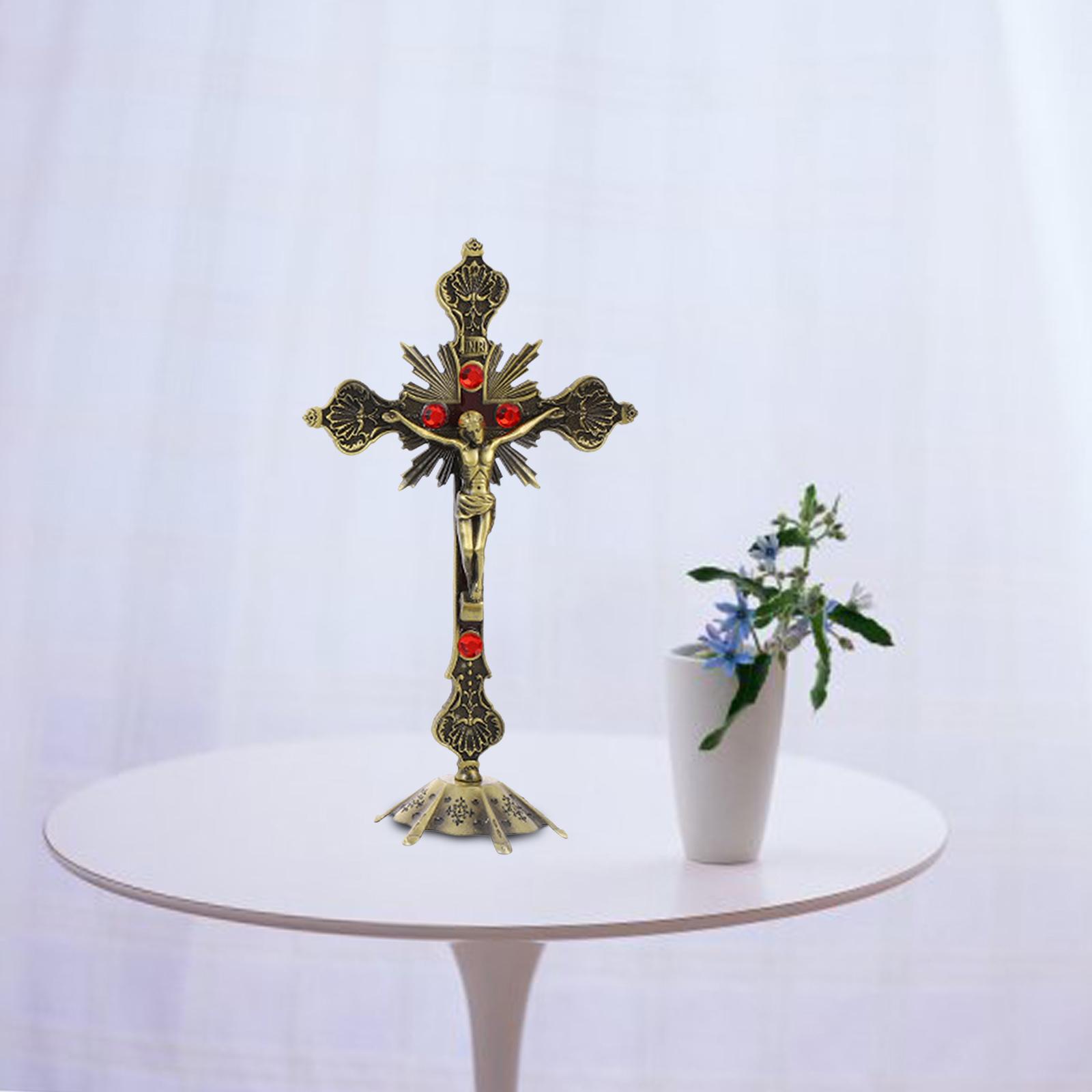 Church Relics Jesus on The Stand Cross Wall Crucifix Antique Home Chapel Decorations Ornamemts бронзовый
Church Relics Jesus on The Stand Cross Wall Crucifix Antique Home Chapel Decorations Ornamemts бронзовый