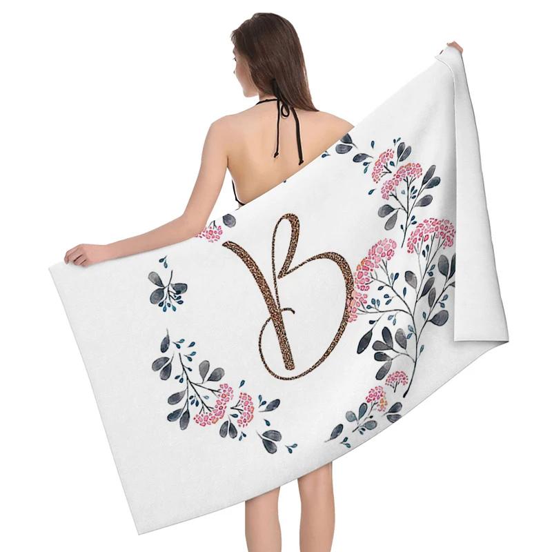 1pc Flower wreath letter pattern Pattern Beach Towel,Ultra-Fine Fiber Beach Blanket,Highly Absorbent Bath Towel,Suitable W40*H60(CM)
1pc Flower wreath letter pattern Pattern Beach Towel,Ultra-Fine Fiber Beach Blanket,Highly Absorbent Bath Towel,Suitable W40*H60(CM)