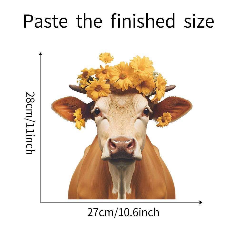 Yellow Cow with Chrysanthemum Static Cling Window Sticker for Balcony Glass Home Decor 29x30CM разноцветный
Yellow Cow with Chrysanthemum Static Cling Window Sticker for Balcony Glass Home Decor 29x30CM разноцветный