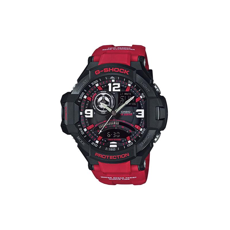 Casio G-SHOCKGravity Defier Astronaut Aviation Series Fashion Trendy Digital Compass Dual Display Antimagnetic Quartz Movement Japanese and GA-1000-4B чёрный
Casio G-SHOCKGravity Defier Astronaut Aviation Series Fashion Trendy Digital Compass Dual Display Antimagnetic Quartz Movement Japanese and GA-1000-4B чёрный