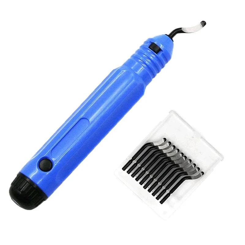 Наборы инструментов для снятия заусенцев Металлоремонт 10 шт. Фрезерные биты Триммер Ротационные лезвия для снятия заусенцев Съемник Режущие штампы для дерева пластика