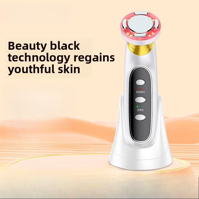Micro-current Facial Ultrasonic Knife Introducer, Color Light Hot and Cold Skin Rejuvenation Instrument, Home Ultrasonic Cannon Beauty Instrument 179*74*84mm
Micro-current Facial Ultrasonic Knife Introducer, Color Light Hot and Cold Skin Rejuvenation Instrument, Home Ultrasonic Cannon Beauty Instrument 179*74*84mm